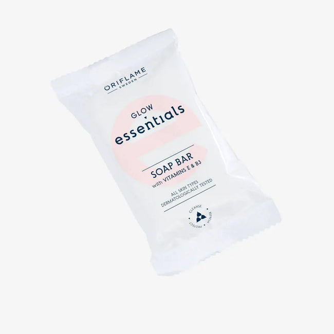 Glow Essentials Soap Bar with Vitamins E & B3 Hover Image