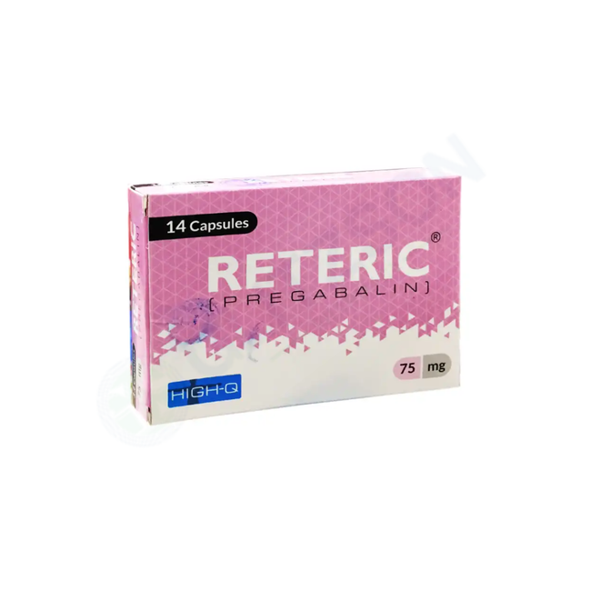 Reteric Capsules 75mg (1 Strip = 7 Capsules) Hover Image