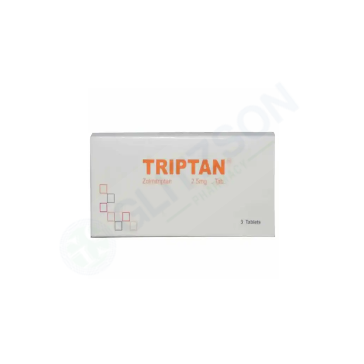Triptan Tablets 2.5mg (1 Box = 1 Strip)(1 Strip = 3 Tablets)