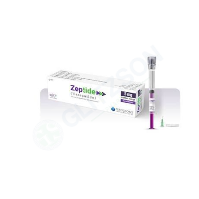 Zeptide Injection 5mg/0.5ml Prefilled Syringe Hover Image
